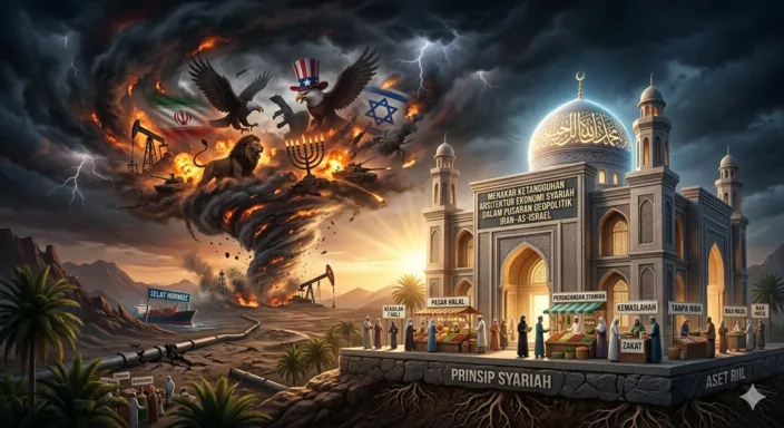 Eskalasi Konflik Iran–AS–Israel dan Uji Ketahanan Ekonomi Syariah bagi Indonesia