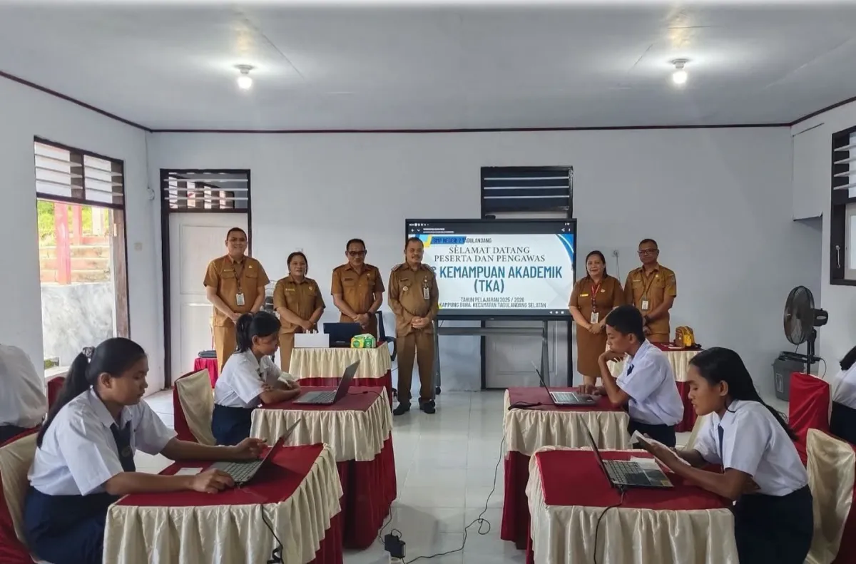 TKA 2026 di Sitaro Berjalan Lancar, Disdik Pastikan Internet Sekolah Stabil Meski Ada Partial Cut