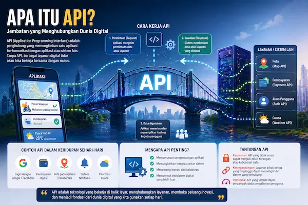 Mengenal API, Teknologi di Balik Layar yang Menghubungkan Berbagai Aplikasi