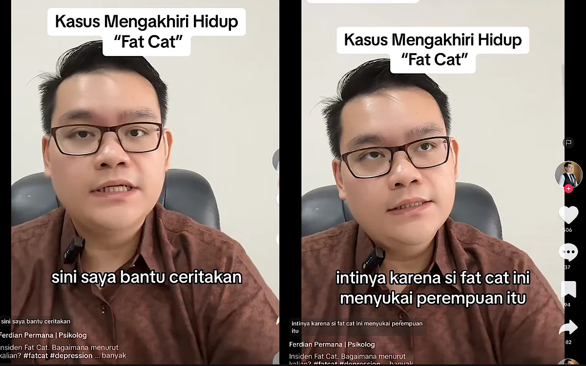 Psikolog Nilai Fat Cat Alami Distorsi Kognitif soal Kasih Sayang yang Dianggap Setara dengan Uang