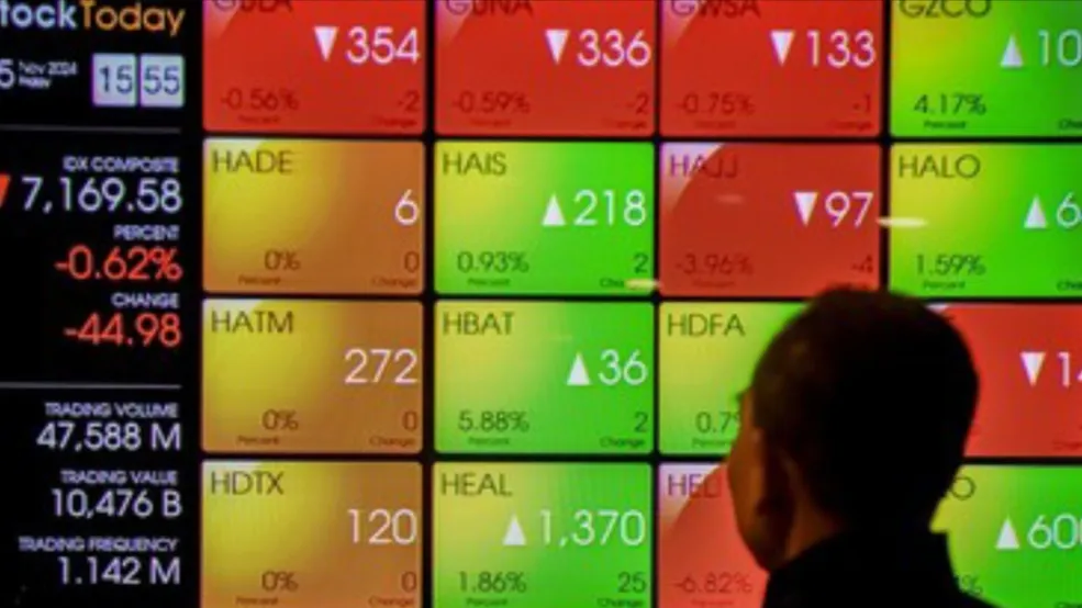 IHSG Turun 5,91% Sepekan, Kapitalisasi Pasar BEI Menyusut Jadi Rp12.678 Triliun