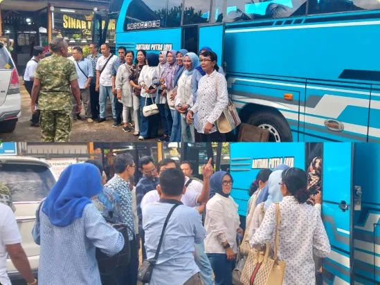 Alumni Sekolah Xaverius Kotabumi Berangkat ke Bandar Lampung untuk Reuni dan Silaturahmi dengan Pangdam XXI/Radin Intan