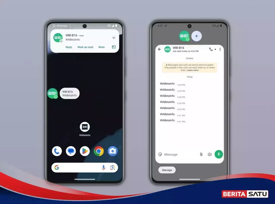 WhatsApp Uji Fitur Gelembung Notifikasi di Android, Pengguna Bisa Balas Chat Tanpa Buka Aplikasi