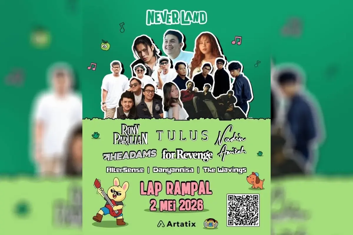 Neverland Project Gelar Festival di Malang pada 2 Mei 2026, Targetkan 15 Ribu Penonton