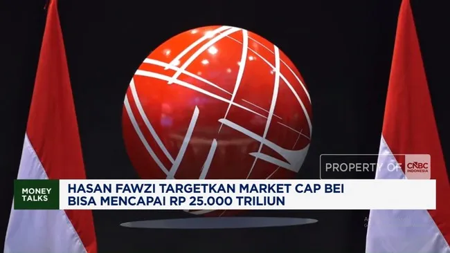 Hasan Fawzi Targetkan Kapitalisasi Pasar BEI Tembus Rp 25.000 Triliun