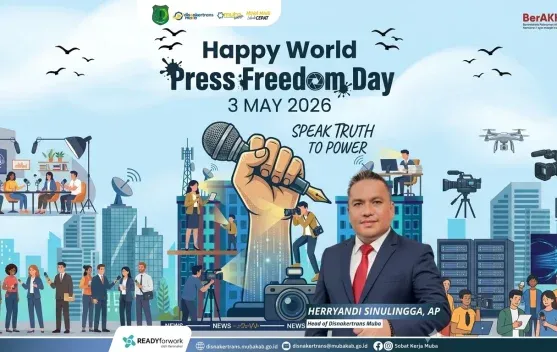 Disnakertrans Musi Banyuasin Apresiasi Peran Pers dalam Mendorong Transparansi Pemerintahan