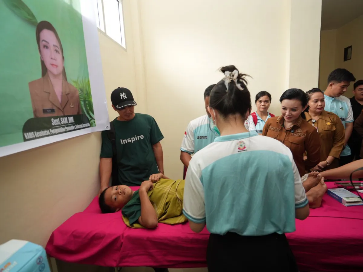 Pemkab Landak Gelar Sunatan Massal dan Cek Kesehatan Gratis di Puskesmas Mandor