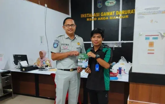 Jasa Raharja Bengkulu Monitoring Korban Kecelakaan di RSUD Argamakmur dan Sosialisasikan Aplikasi SIGNAL