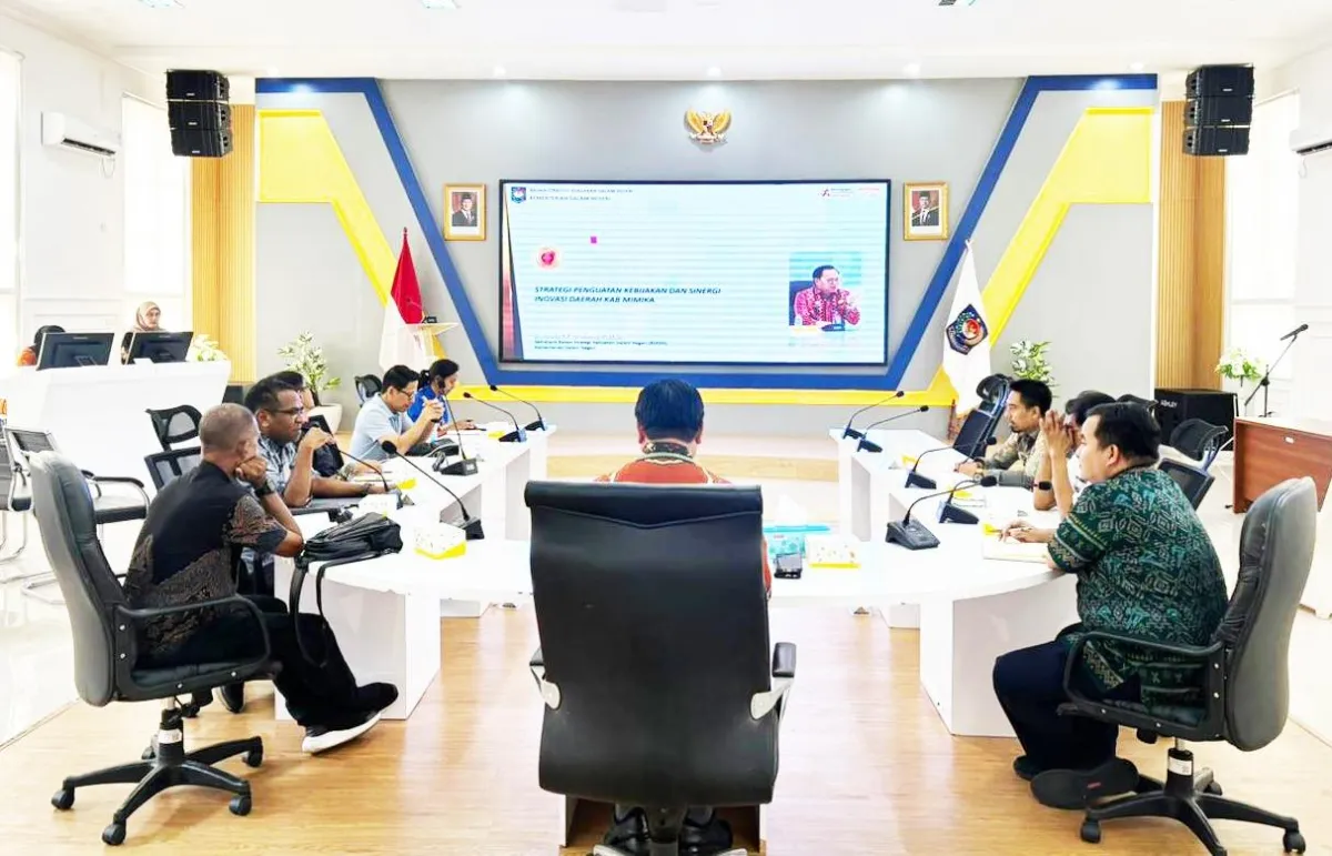 BRIDA Mimika Bangun Kolaborasi dengan BRIN, Bappenas, dan Kemendagri untuk Perkuat Riset Daerah