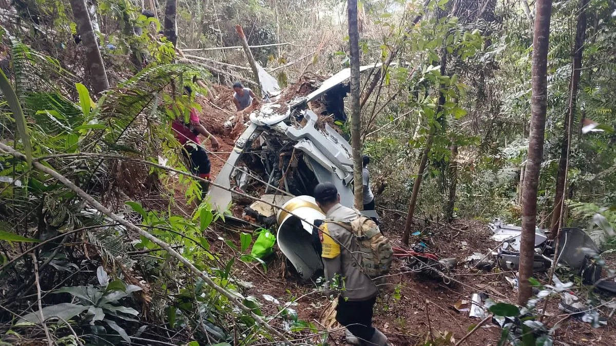 Klarifikasi Unggahan Evakuasi Helikopter PK-CFX: Foto yang Beredar Ternyata Ilustrasi Lama