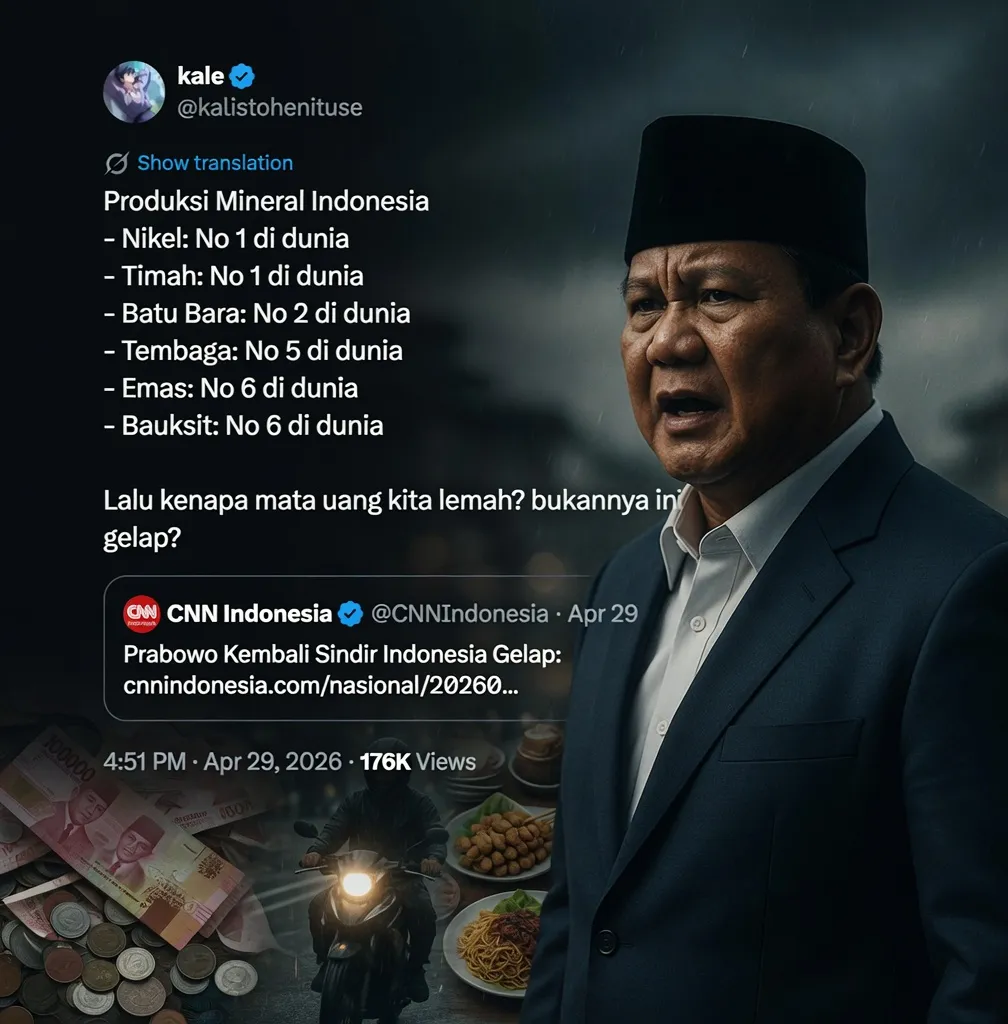 Pengamat Soroti Pengulangan Frasa ‘Indonesia Gelap’ dalam Pidato Prabowo, Ini Analisis Psikologi Politiknya