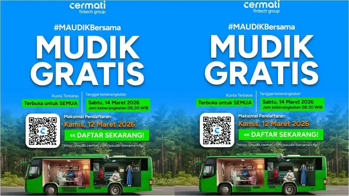 Cermati Fintech Group Buka Pendaftaran Mudik Gratis 2026 dari Jakarta ke Jateng dan Jatim