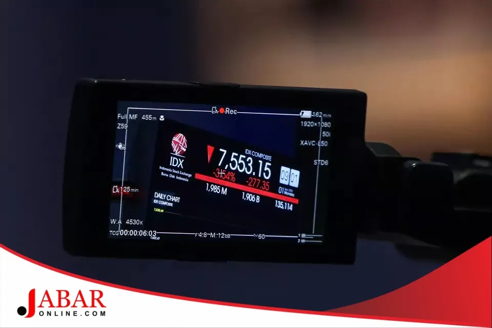 IHSG Ditutup Anjlok 3,05 Persen pada Jumat 13 Maret 2026, Seluruh Sektor Memerah