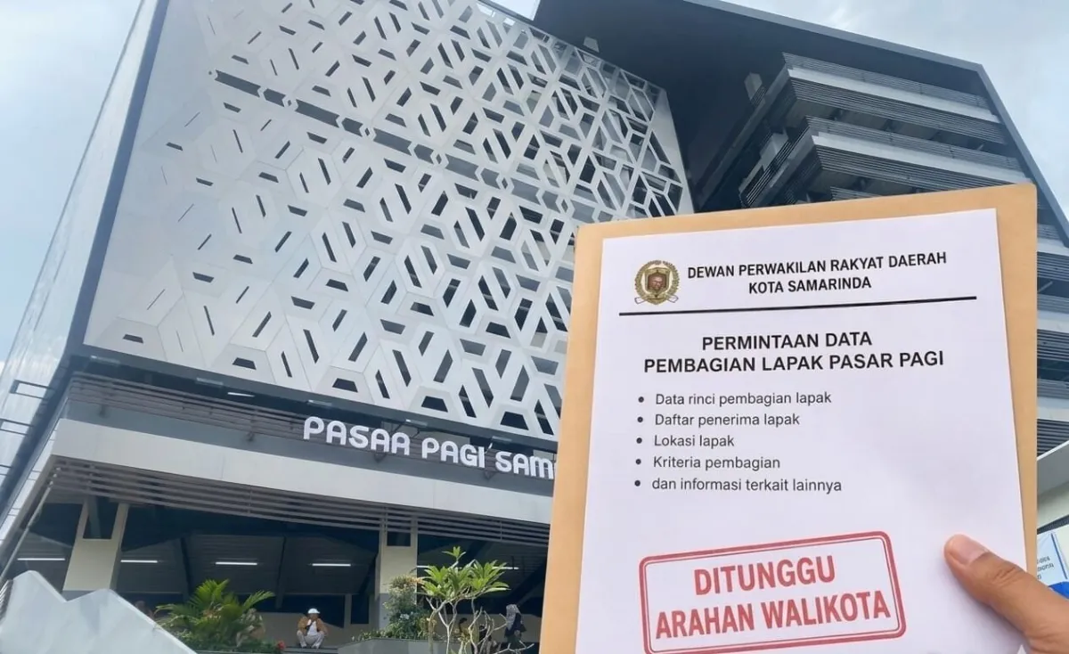 DPRD Samarinda Soroti Minim Transparansi Data Pembagian Lapak Pasar Pagi