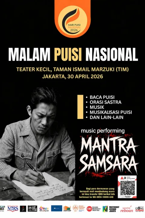 Baraluka Band dan Mantra Samsara Dijadwalkan Tampil di Puncak Hari Puisi Nasional 2026 di TIM