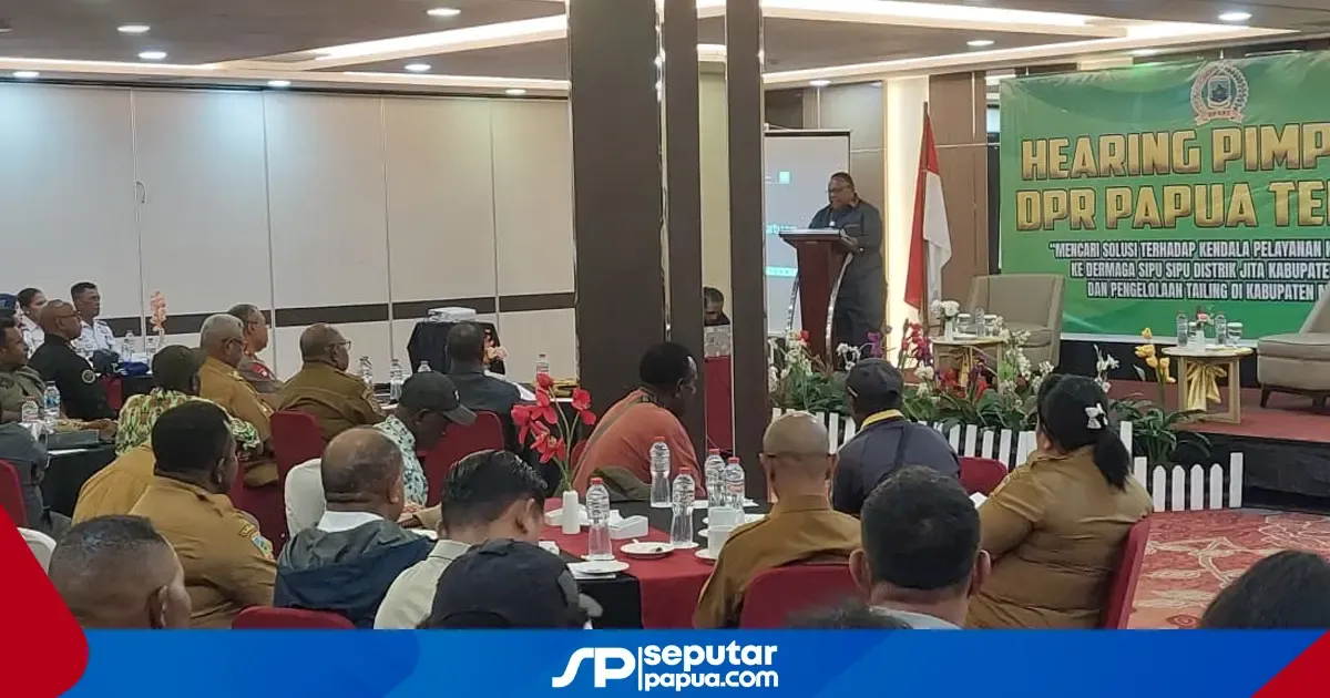 RDP DPR Papua Tengah dan Pemkab Mimika Bahas Akses Pelayaran, Tailing, Kampung Nelayan, hingga SPBN Poumako