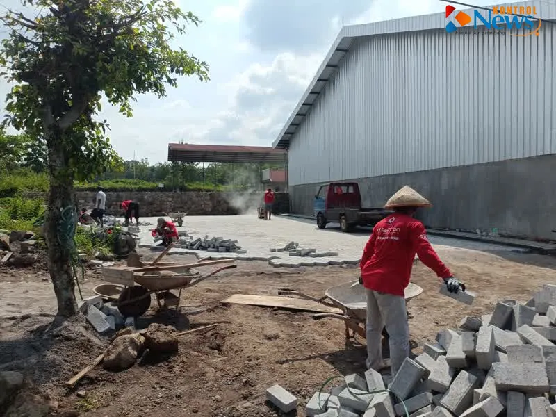 Pemdes Macanan Ngawi Bangun Paving Halaman Koperasi Desa Merah Putih, Anggarkan Rp71 Juta dari Dana Desa 2026