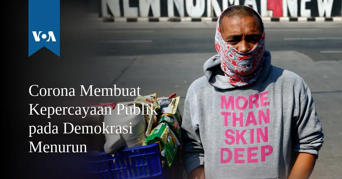 Survei SMRC: Kepuasan Publik terhadap Demokrasi Menurun Selama Pandemi Covid-19