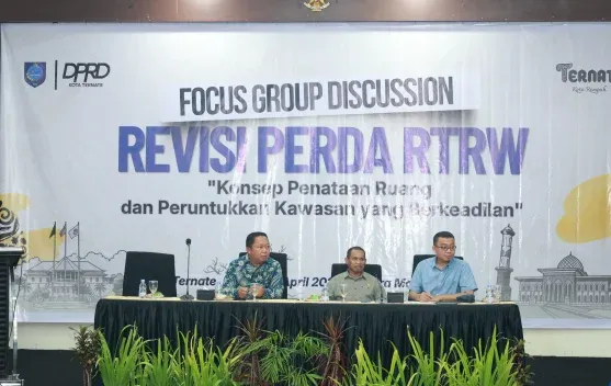 DPRD Ternate Gelar FGD Revisi RTRW 2026-2046, Tekankan Penataan Ruang yang Berkeadilan