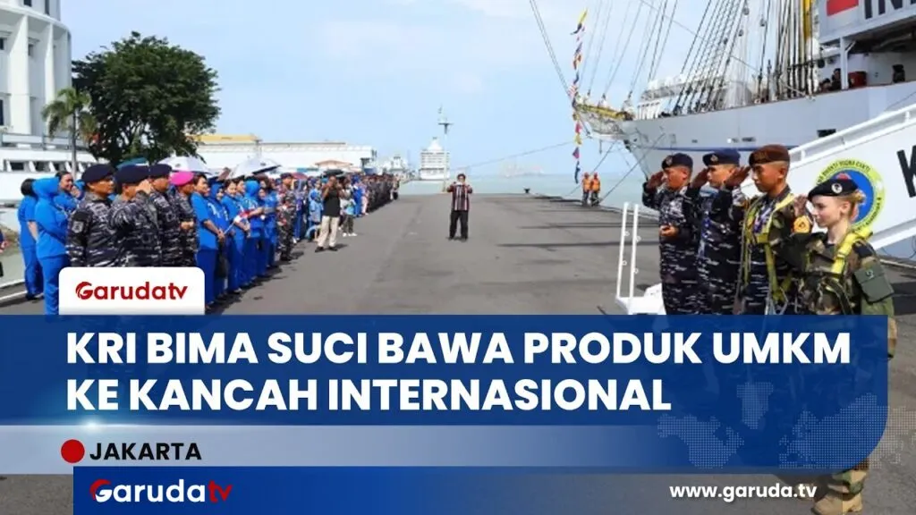 Kasal Lepas KRI Bima Suci Lanjutkan Etape Kedua Kartika Jala Krida 2026, Bawa Misi Diplomasi dan Promosi UMKM