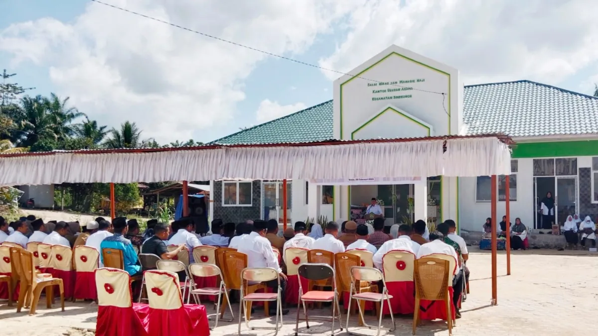 KUA Kecamatan Singkohor Aceh Singkil Resmi Diresmikan, Kemenag Dorong Peningkatan Layanan