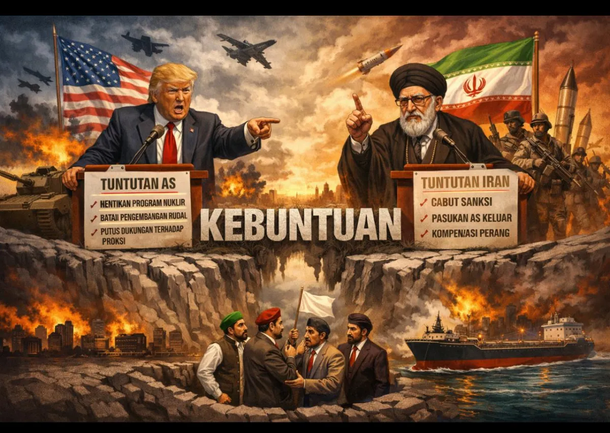 Mediasi Perang AS–Iran Tersendat, Kedua Pihak Bertahan dengan Tuntutan Maksimal