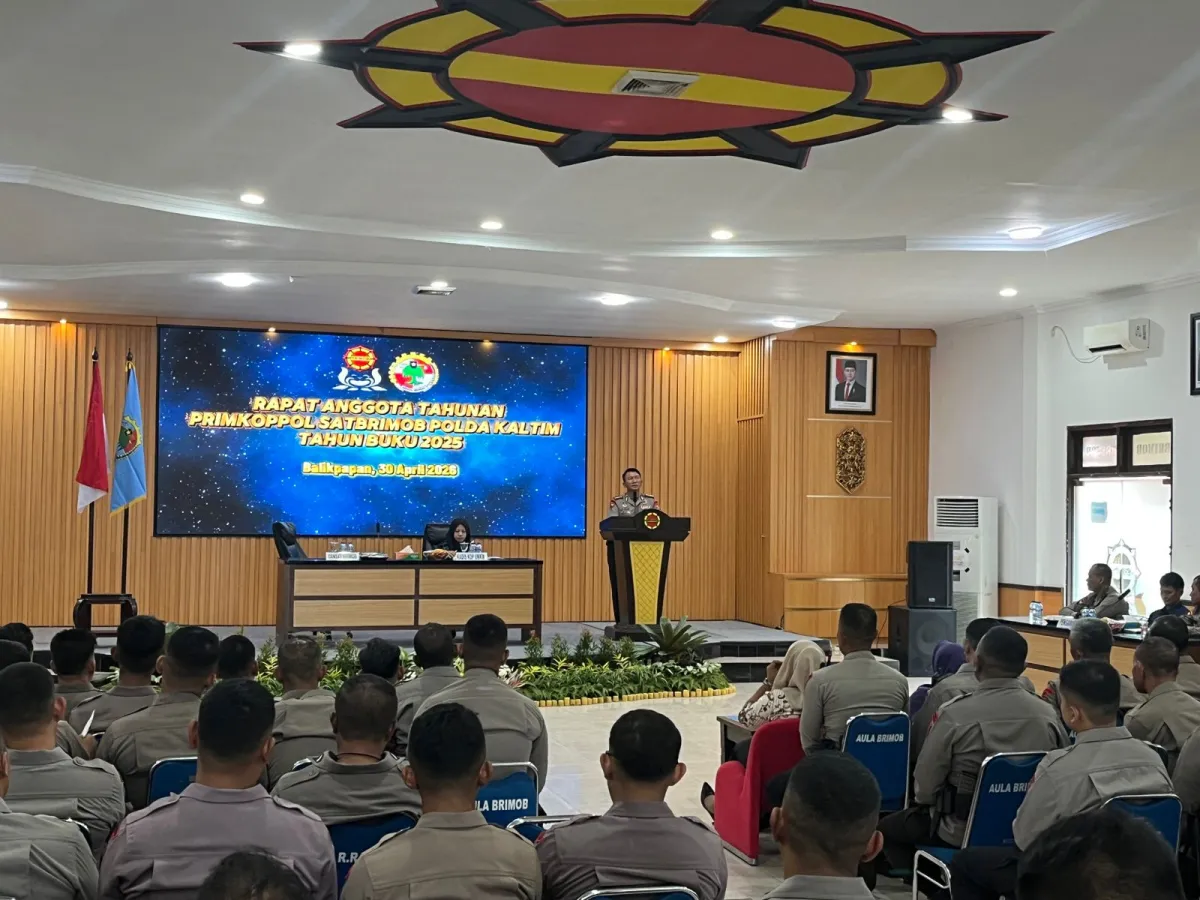 Primkoppol Satbrimob Polda Kaltim Gelar RAT Tahun Buku 2025 di Balikpapan