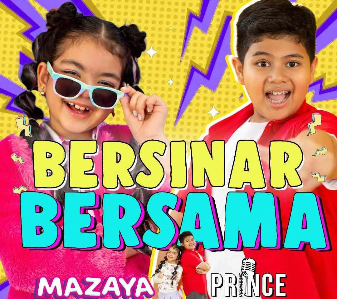 Mazaya Amania dan Prince Poetiray Rilis Single Anak “Bersinar Bersama”