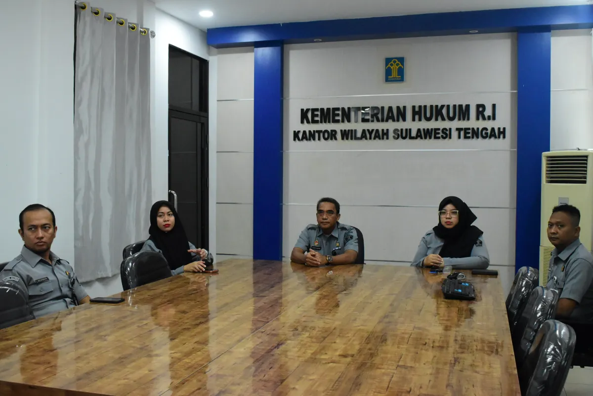 Kanwil Kemenkum Sulteng Ikuti Evaluasi Penyusunan Laporan Keuangan 2025 Secara Virtual