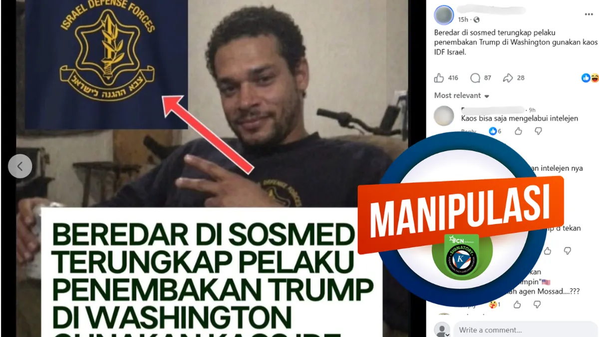 Foto Pelaku Penembakan di Acara Makan Malam Koresponden Gedung Putih Disebut Rekayasa AI