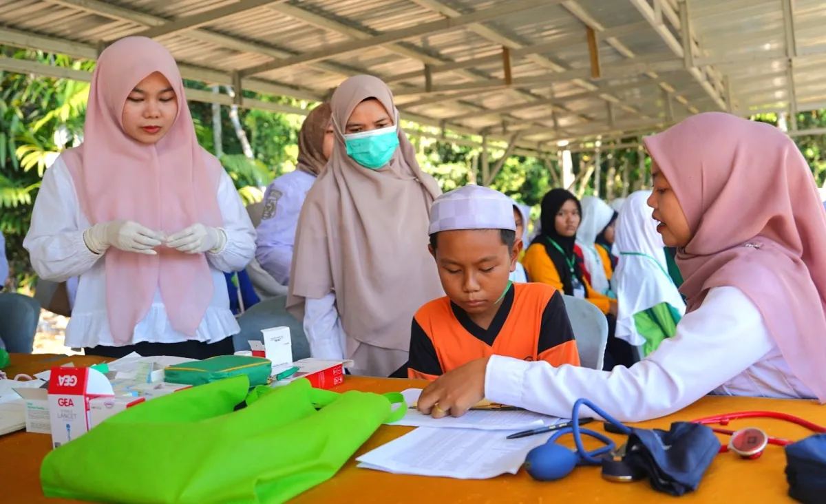 Dinkes Balangan Gelar Aksi Bergizi di MTsN 5 untuk Edukasi Remaja Cegah Anemia dan Stunting
