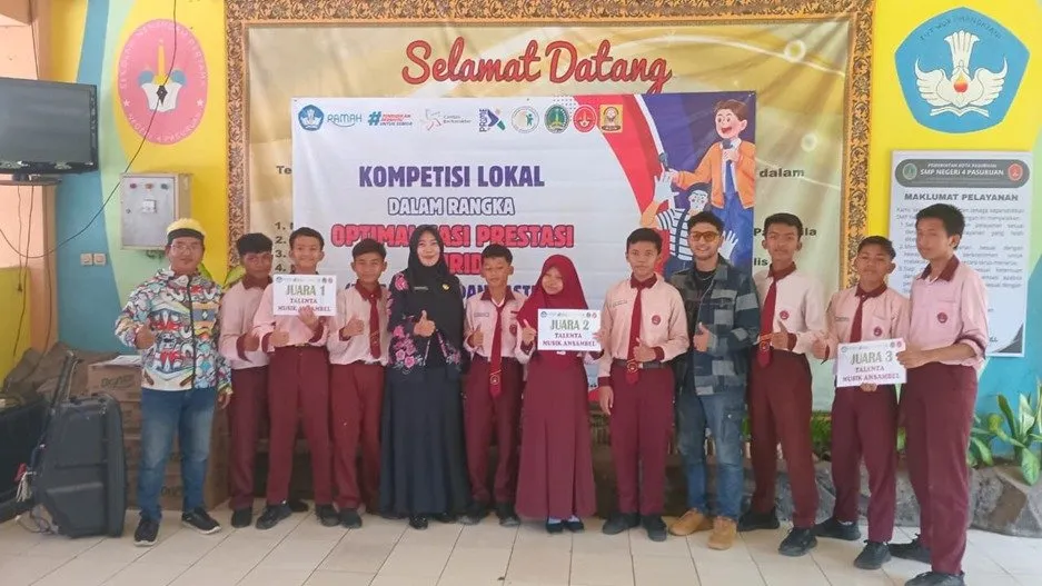 SMPN 4 Pasuruan Gelar Kompetisi Talenta Seni dan Sastra Selama Enam Hari
