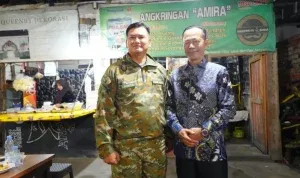 Sekda Prabumulih Sambut Kunjungan Pangkogabwilhan I di Pendopoan Rumah Dinas Wali Kota