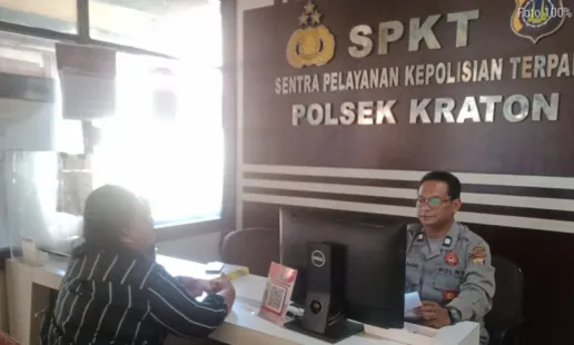 Polsek Kraton Optimalkan Layanan SPKT untuk Permudah Pengurusan Surat Kehilangan