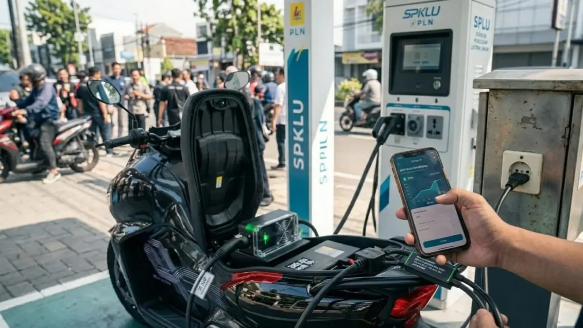 Pengisian Daya Motor Listrik di SPKLU PLN Kini Mirip Beli Token Listrik, Pengguna Tinggal Beli kWh