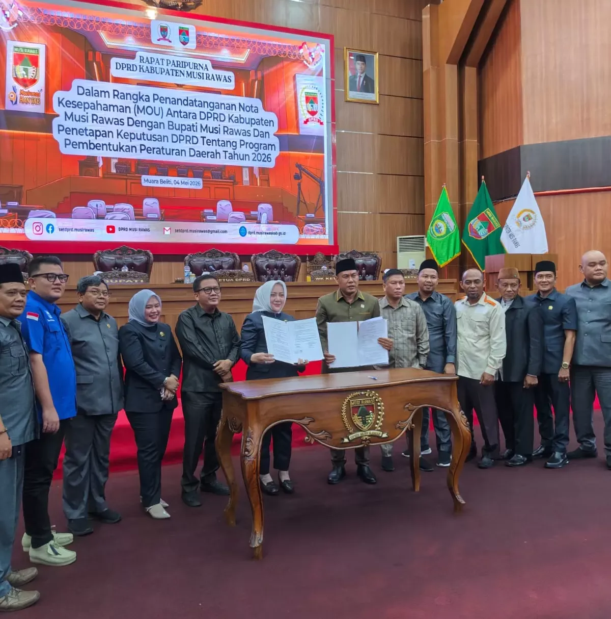 DPRD dan Pemkab Musi Rawas Sepakati Propemperda 2026, Empat Raperda Prioritas Disiapkan