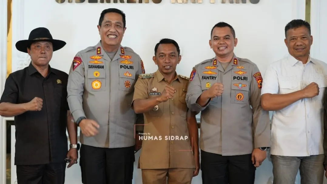 Kapolda Sulsel Kunjungi Sidrap, Disambut Pemkab dan Dijamu Kuliner Khas serta Durian Lokal