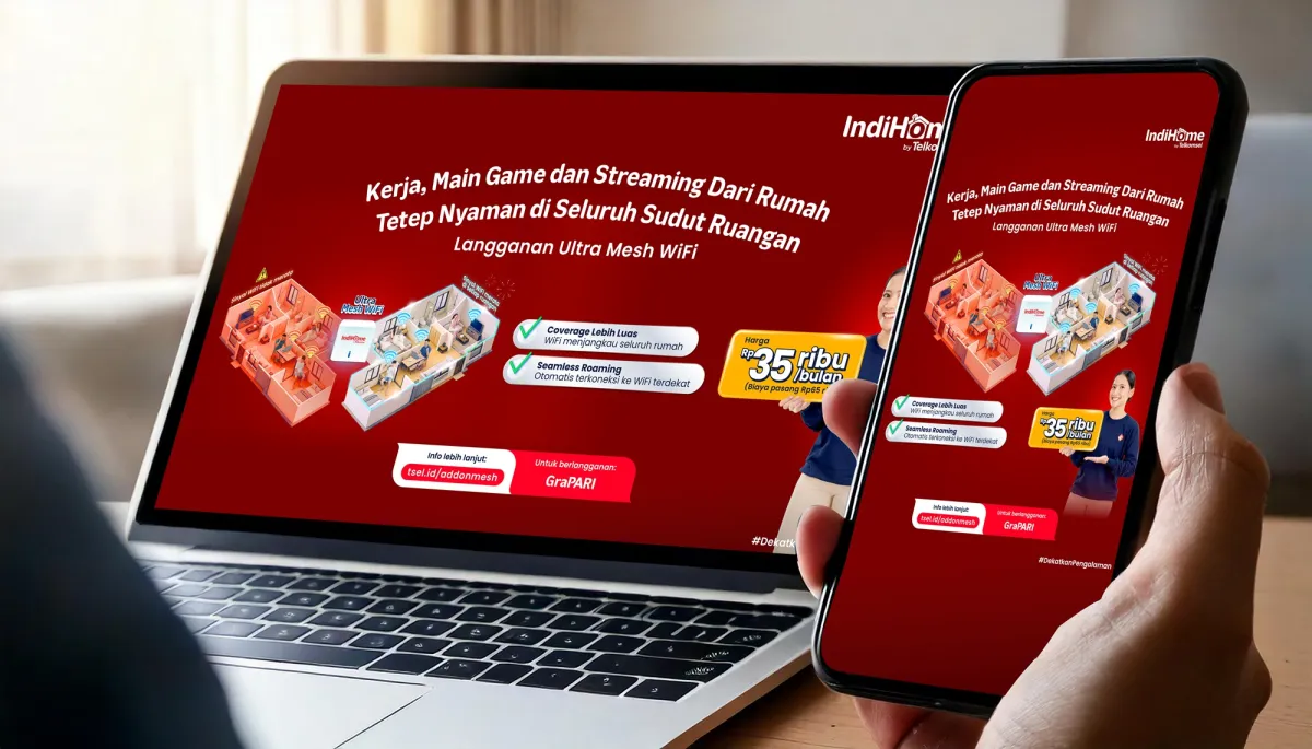 Telkomsel Luncurkan IndiHome Ultra Mesh Wi-Fi, Tersedia Nasional Mulai 3 Maret 2026
