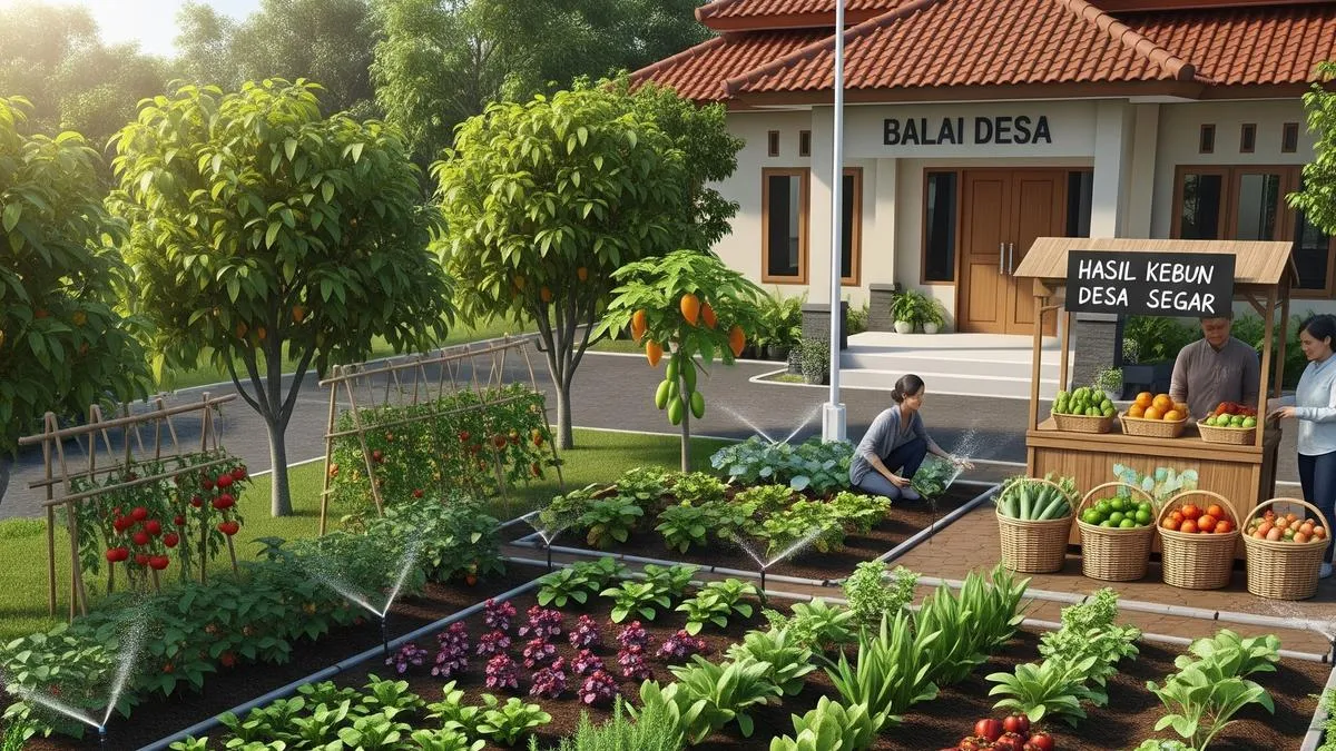 Enam Ide Kebun Sayur di Halaman Balai Desa: Produktif, Edukatif, dan Mudah Diterapkan