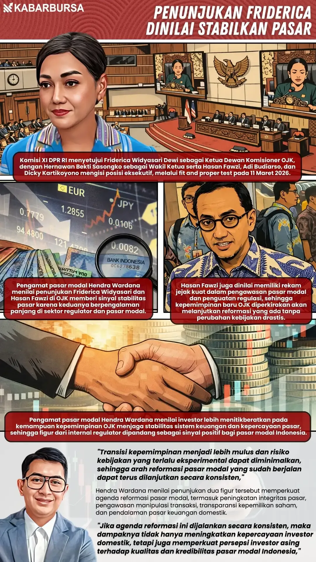 Komisi XI DPR Setujui Friderica Widyasari Dewi sebagai Ketua Dewan Komisioner OJK