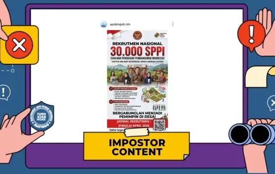 Beredar Tautan Pendaftaran SPPI, Pemeriksa Fakta Temukan Indikasi Phishing