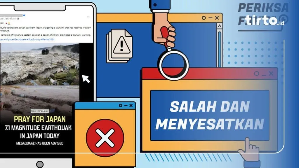 Video yang Diklaim Rekam Gempa Jepang April 2026 Ternyata Rekaman Lama dari Myanmar