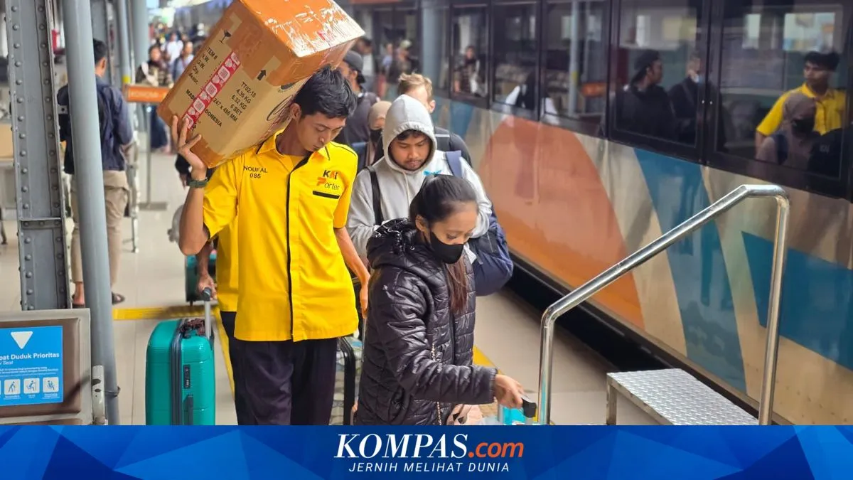 Tiket Mudik Kereta dari Jakarta Tembus 600.383, Kelas Ekonomi Mendominasi