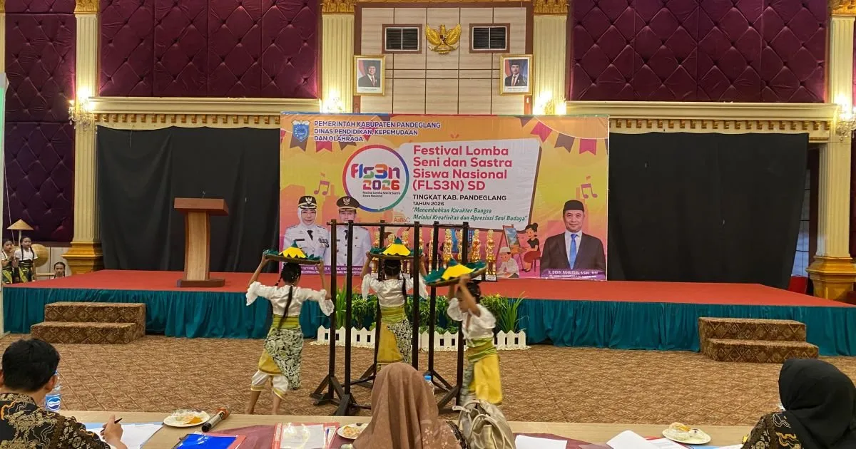 FLS3N SD 2026 di Pandeglang Diikuti Hampir 350 Siswa