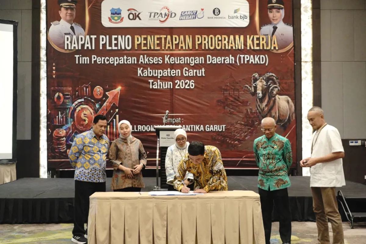 Bupati Garut Buka Pleno TPAKD 2026, Dorong Perluasan Akses Keuangan dan Literasi Masyarakat
