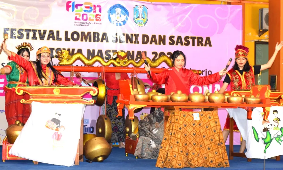 Tim Karawitan SMAK Untung Suropati Raih Juara 1 FLS3N Sidoarjo, Siap Maju ke Tingkat Jatim