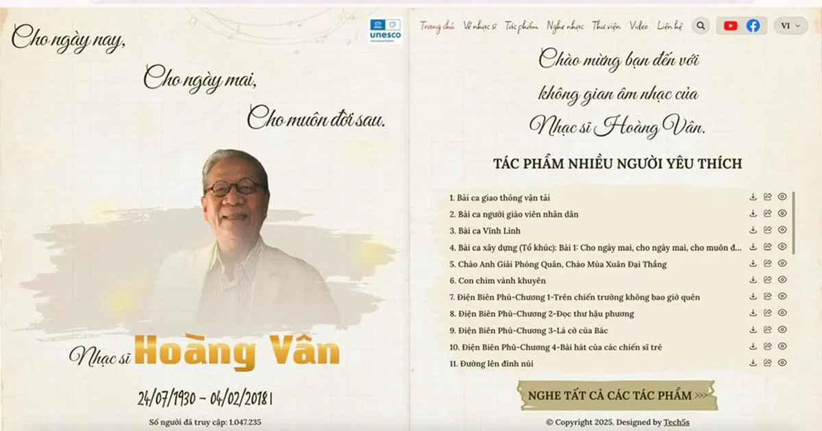 Museum Musik Daring Dorong Digitalisasi Warisan Komposer Vietnam