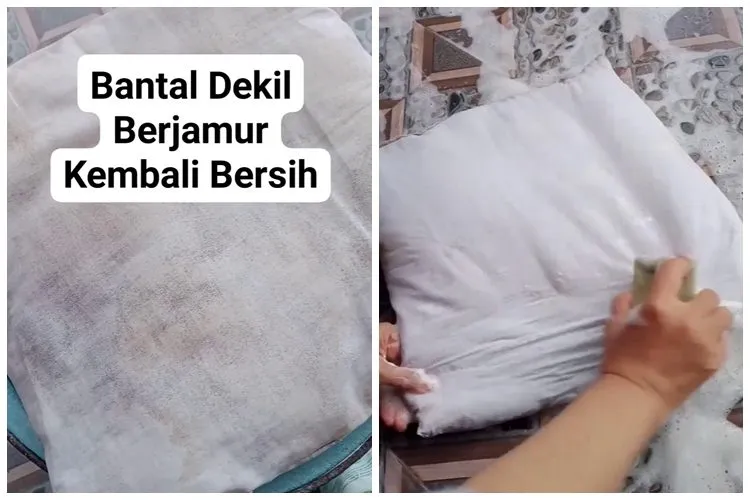 Cara Mencuci Bantal Dekil dan Berjamur Tanpa Pemutih, Cukup Tiga Bahan Dapur