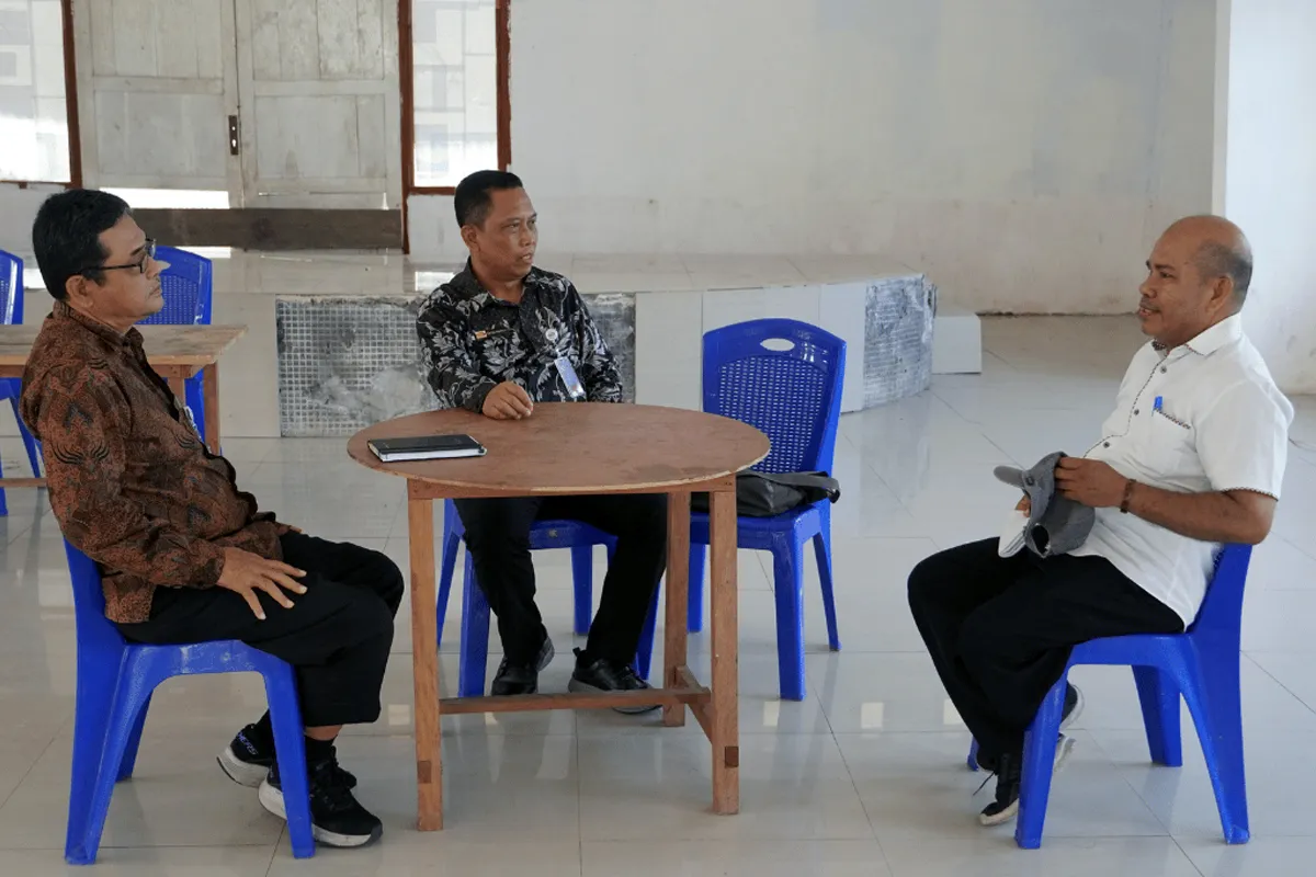 Kepala Perwakilan BPKP Maluku Tinjau Lokasi Proyek Kilang Gas Darat Blok Masela di Pulau Nustual