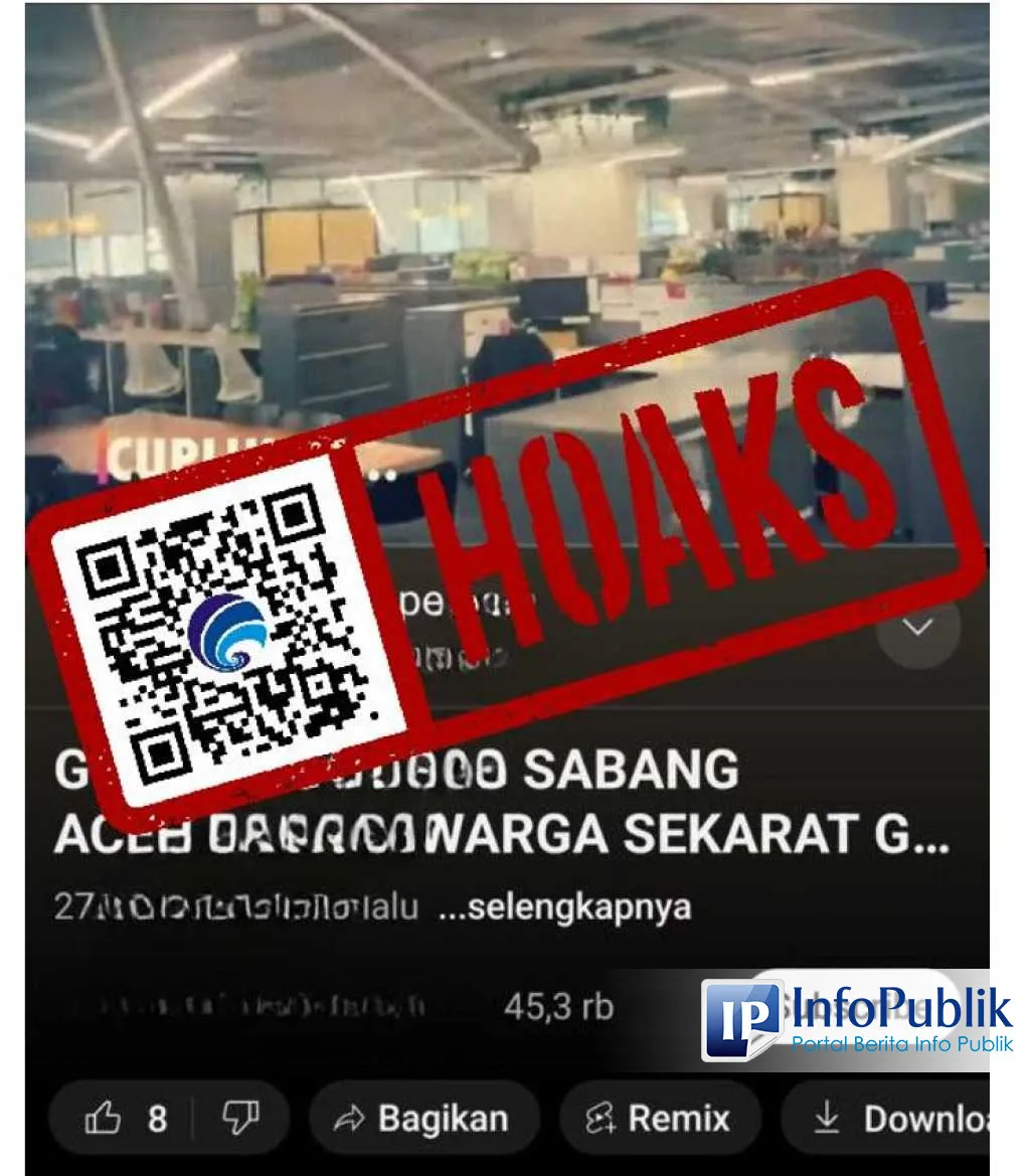 Cek Fakta: Video YouTube Klaim Gempa Guncang Sabang dan Ribuan Warga Sekarat